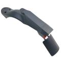 Mudguard Tail Light Kit Replacement Parts Accessories with License Plate Flap for Xiaomi Electric Scooters, PRO 2 Black. 