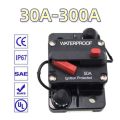 30A 40A 50A 60A 70A 80A 100A 120A 150A 200A 250A 300A AMP Circuit Breaker Fuse Reset 12-42V DC Car Boat Auto Waterproof Protect - 80A. 