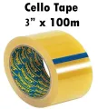 Cello Tape (Brown/Clear) Packaging Tape 3 Inch x 100m Roll Selo Tape. 