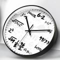 LeiyanLuxury wall clock New Chalkboard Math Formulas Wall Clock Fashion Science Mathematics Art Wall Decor Back To School Children Bedroom Wall Decor. 