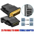 DVI to HDMI Adapter Converter DVI 24+1 Pin Male to HDMI Female 1080P Converter Adapter for HDTV Monitor Computer PC Laptop. 