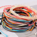 5pcs Bohemia Waxed Polyester Cord Adjustable Anklet Rope String Bracelets for Women Men Beach Jewelry Accessories. 