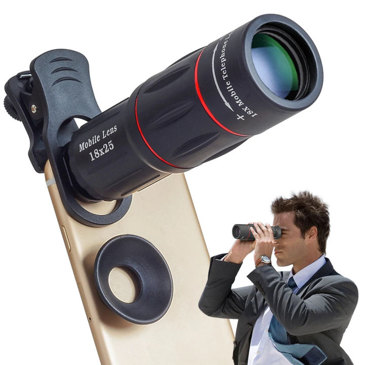 【Best value】 universal 18x zoom lens HD optical monocular lens ...