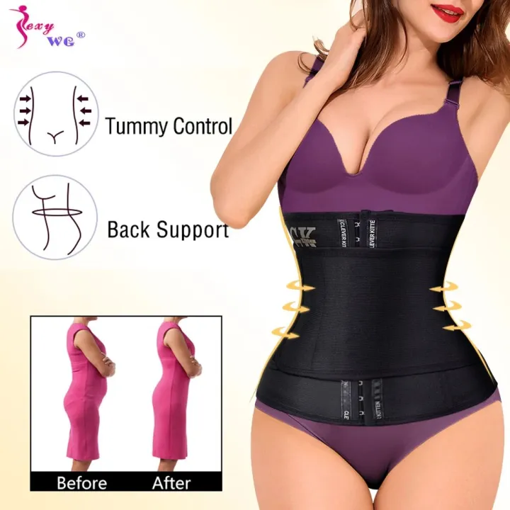 SEXYWG%20Waist%20Trainer%20for%20Women%20Weight%20Loss%20Belly%20Belt%20Waist%20Cincher%20Slimming%20Band%20Girdles%20Corset%20Fat%20Burner%20Body%20Shaper%20Workout%20-%20Image%204