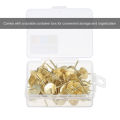 KOGEEK 50PCS Picture Hooks Set Picture Hanging Hangers Picture Frame Hangers Hooks Pins Hanging Hardware for Wooden/Drywall. 