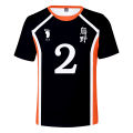 Haikyuu 3D T-shirt Volleyball Team Uniform Training Clothes Men Women T Shirt Kids Tshirt Summer Casual Short Sleeve Cool Tops. 