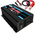 KOGEEK Real 300W Modified Sine Wave Inverter High Frequency 4000W Peak Power Watt Power Inverter DC 12V to AC 220V Converter Car Power Charger Inverter with 2.1A Dual USB Port Batte-ry Clips Display Screen. 
