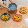 Creative Food Grade Shell Shaped Dumpling Plate Vinegar Ketchup Dish Sushi French Fries Breakfast Dried Fruit Snack Bone Spitting Pan. 