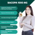 Oladole Natural Bacopa Extract 1000mg- 120 Capsules | Supports Cognitive Support, Memory Enhancement, Stress Relief, Focus & Mental Clarity, Antioxidant | Premium Brain Health | Non-GMO (FROM DUBAI). 