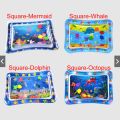 Baby Water Play Mat for Tummy Time - Inflatable Baby Slapped Pad Activity Center for Infant Baby Toys - 11 Designs. 