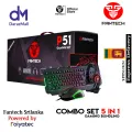 Fantech Gaming Keyboard and Mouse P51 5 in 1 Combo Set. 