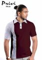 Privi Fashion Unique Design Premium Quality Knit Collar T-Shirt for Men. 