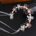 Headwear Children'S Headwear Girls' Hair Band Pearl Hairband Flower Garland Pearl Hair Headdress Pearl Hair Band. 