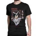 Men Bungo Stray dogs Dazai Osamu T shirt anime cotton clothing creative short sleeve o neck tee shirt original T-shirt. 