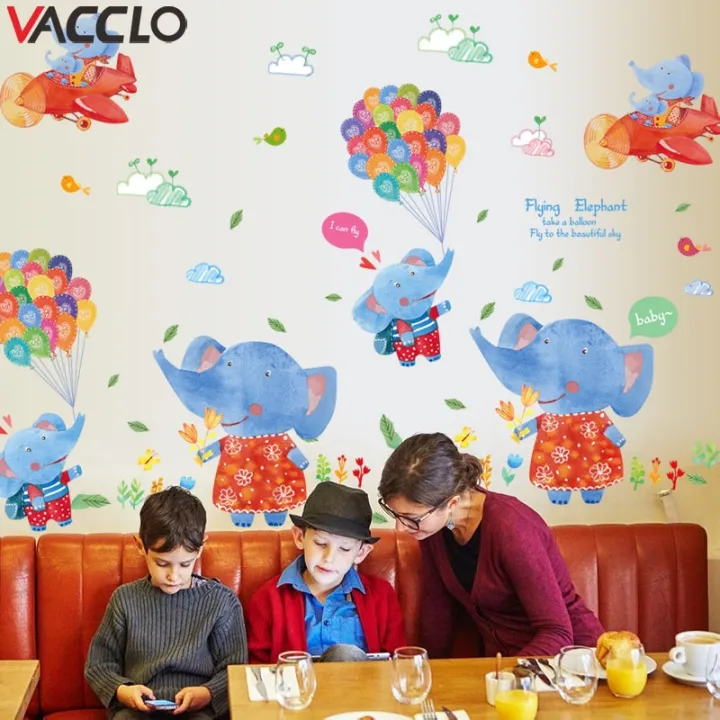 %E3%80%90BestGO%E3%80%91Vacclo%20Cartoon%20Baby%20Elephant%20Wall%20Stickers%20for%20Kids%20Room%20Creative%20Watercolor%20Graffiti%20for%20Kindergarten%20Children's%20Room%20Stickers%20-%20Image%203
