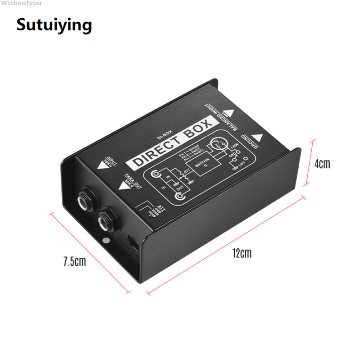 Portable Direct Injection Box Withoutyou Interfa Balanced Unbalanced Box Direct Injection Box Passive ...