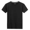 Feveld Summer T-Shirts Men Women 100% Cotton Short Tees Plain Solid Male Female Basic Tshirts O-Neck Slim Fit Tee shirt Young Boy Girl. 