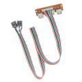 New 2 Usb Pc Computer Case 6.8cm Front Panel Usb Audio Port Mic Earphone Cable. 