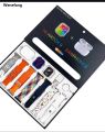 Wenefang i30 Pro Max Suit Hi watch Ultra 11 in 1 Set Ultra Smartwatch With Free Airpods Pro With Adapter and Aluminum Case With 7 Straps 49mm Big HD Display Bluetooth calling Wireless Charging Smartwatch. 