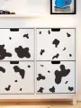 【IKE】Cow Pattern Wall Stickers Kids Room Decor Bedroom Living Room Sofa Background Wall Decoration Nursery DIY Wallpaper. 