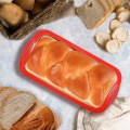 3 Pack Bread Pan Loaf Pan Silicone Molds for Baking Silicone Bread Loaf Pan for Homemade Cakes, Breads, Meatloaf Red & Gray & Orange. 