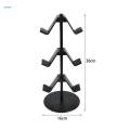 Game Controller Holder Stable Base Headset Hanger for Gaming Headset 3 Tier Black. 