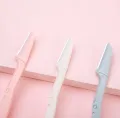 Brow Razor Blades Makeup Tool 3PCS Eyebrow Trimmer Folding Eyebrow Comb Hair Remover Tools Washable Women Makeup Tool. 