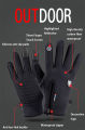 Zaiyarou KK 1 Pairs Gloves Cycling Gloves  Outdoor Windproof Waterproof Touch Screen Gloves All Finger Sports Gloves Winter Insulation Gloves Cycling Gloves Skiing Gloves. 