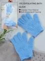 Masox Store Spa Massage Body Scrubber Cleaner/Nylon Exfoliating Multi-Purpose Gloves MainBasics Deep Cleansing Exfoliating Bath Gloves - Heavy-Textured Nylon Shower Scrub for Dead Skin Removal - Machine Washable with Hanging Loop 1pc. 