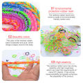 Hand Loom Rubber Bands / DIY Tool Set Colourful Waves Machine Bracelet Handicrafts Kit Set Packet -01 Pcs. 