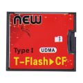 T-Flash to CF Type 1 compact flash memory card UDMA adapter 512MB. 