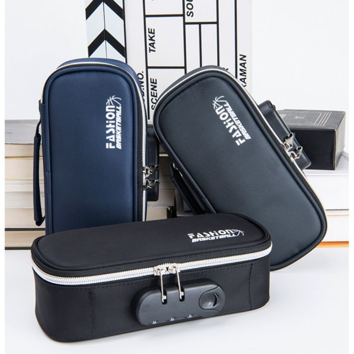 Password%20Lock%20Pencilcase%20Large%20Capacity%20Pencil%20Box%20Durable%20Solid%20Color%20Pen%20Holder%20Office%20Supply%20School%20Stationery%20-%20Image%203