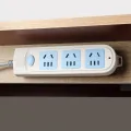 Portable Self-adhesive Detachable Socket Fixed Bracket/ Wall Mounted Space Saving Remote Control Storage Rack/ Home Multipurpose Router Organize Holder. 