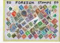 Postage Foreign Old Used Stamps. 