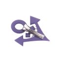 Virtual anchor VTuber Akua headband headband, blue sea route, Minato, Akua hairband, violet private service props. 