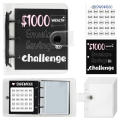 Pvc Savings Binder Binder Mini Budget Binder Waterproof Cash Envelope Wallet for Money Savings Challenge Personal Finance Home. 
