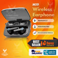 M19 TWS Wireless Earbuds with Charging Case Bluetooth Earbuds Sports Earbuds Headsets Earphone LED Display Earbuds Stereo Touch Control Waterproof 9D M10 Earbuds M10 Airpods. 