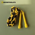 LibiNEVERTOOLATE 4.5MM core 150 gram heavy beaded coach chris 2.9m hard bead beaded rope fitness freestyle skipping jump rope. 