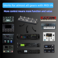 Effects Keyboards Synthesizer Guitar Effects Synthesizer USB MIDI Musical Software Support PC/CC/NOTE. 