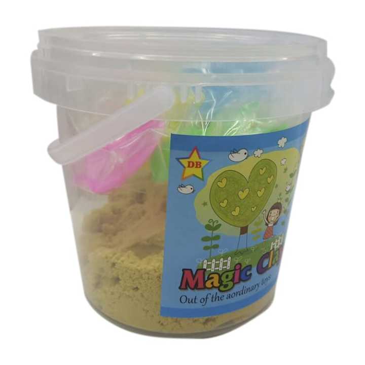 Magic Clay Beach Sand Bucket  (500g)