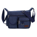 Men Canvas Bag Travel Hiking Cross Body Shoulder Bag Messenger Bag Crossbody Bag for Men. 