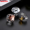 20-40mm Crystal Handle Diamond Glass Knobs Cupboard Drawer Pull Kitchen Cabinet Door Wardrobe Handles Hardware. 