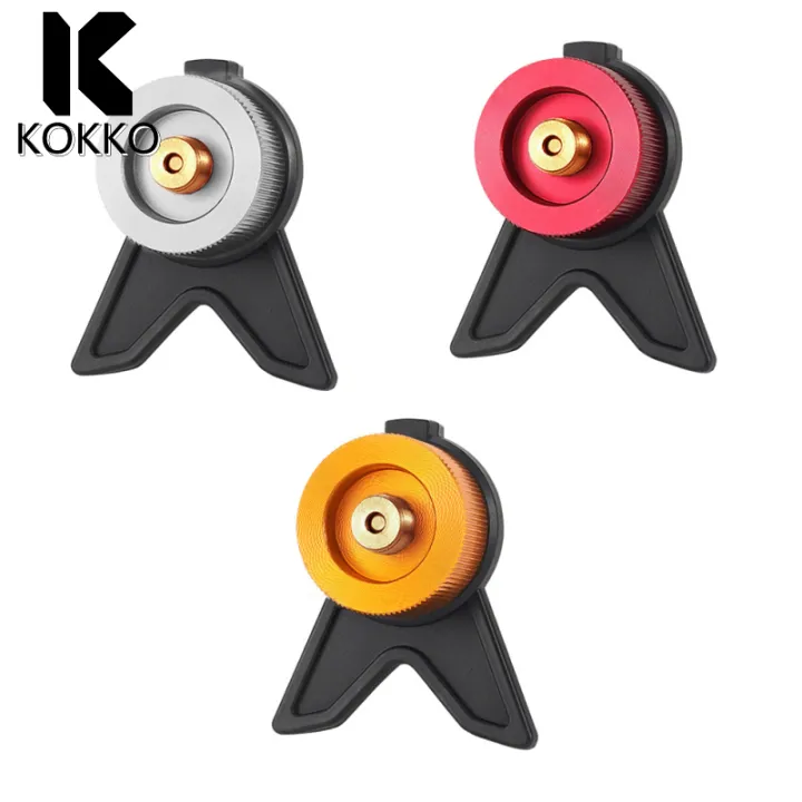 KOKKO Outdoor Stove Camping Gas Converter Adapter For Split Type Butane ...