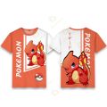 Japan Anime Pokemon Pikachu Children's Print Cartoon Fashion T-shirt Children's Clothing Boys and Girls Gifts Birthday Clothing. 