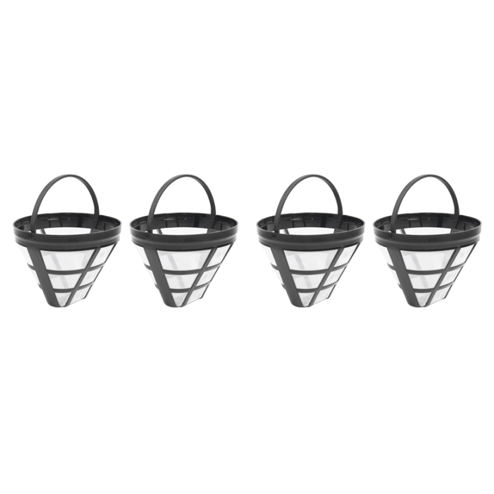4Pack Reusable Coffee Maker Basket Filter for Cuisinart Ninja