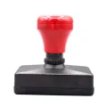 Customize Rubber Self Inked Stamp - Black - 22 x 55MM. 