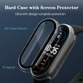Glass Case for Xiaomi Mi band 4 5 6 3 7 Cover Screen Protector Film For Miband 7 6 5 Smart Watchband Protective Strap Bracelet. 
