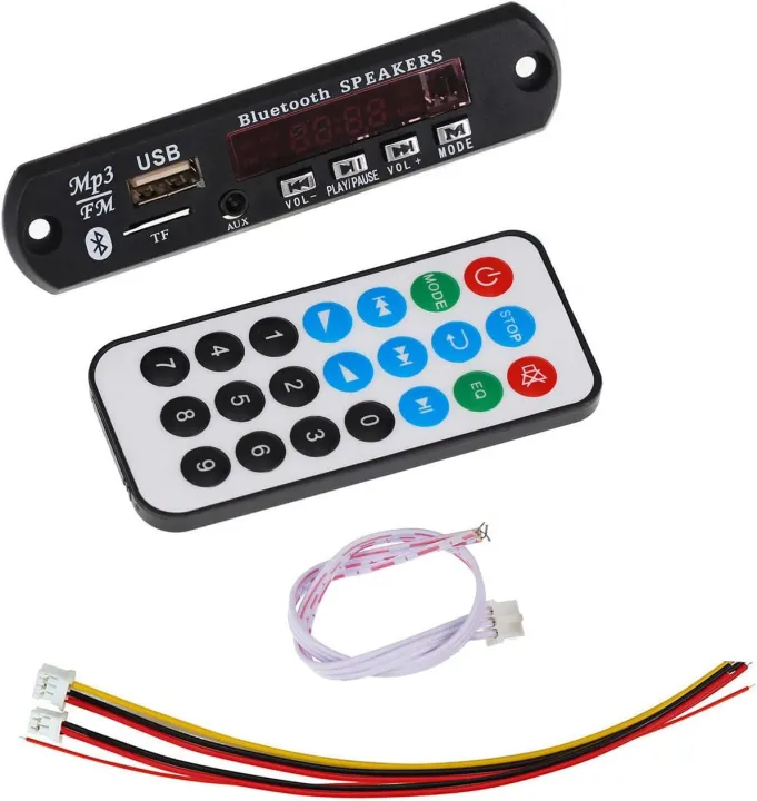 MP3%20Decoder%20Board%2012V%20Car%20Kit%20Audio%20Module%20USB%20TF%20Radio%20Bluetooth%20Wireless%20Car%20MP3%20Player%20With%20Remote%20Control%20-%20Image%203