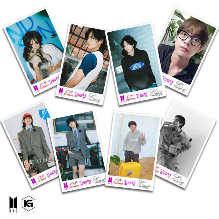K-POP%20BTS%20Kim%20Taehyung%20%20High%20Quality%20Limited%20Edition%20Photocards%20with%20signature%20Collectible%20Glossy%20LOMO%20Cards%20by%20V%20Pack%2032pcs%20-%20Image%205
