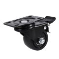 Heavy Duty Casters with Brakes, Table Casters with Safety Double Lock, Floor Protection, Swivel Rubber Casters. 